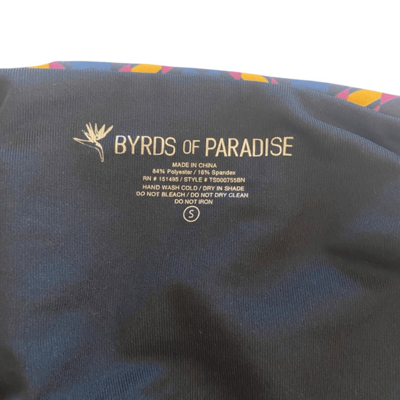 BYRDS OF PARADISE Bikini Bottoms Scrappy Swim Lace Up Aztec boho Small - Picture 3 of 3